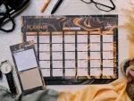 ⁦black marble desk calendar⁩ - الصورة ⁦2⁩