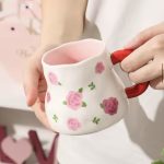 كوب ورود احمر