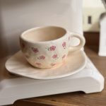 كوب هاند ميد ورود pink