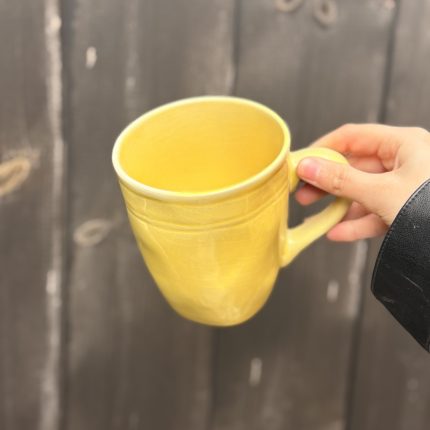 كوب  سادة اصفر