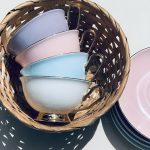 ⁦كوب كلاسيكي مذهب -زهري⁩ - الصورة ⁦2⁩