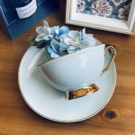 كوب كلاسيكي مذهب- ازرق