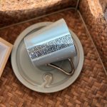 كوب خط عربي ازرق