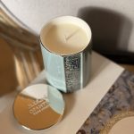 شمع بورسلان بالخط العربي (ازرق- الحجم الكبير)