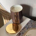 ⁦شمع بورسلان بالخط العربي (بني- الحجم الكبير)⁩ - الصورة ⁦2⁩