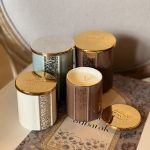 ⁦شمع بورسلان بالخط العربي (بني- حجم صغير)⁩ - الصورة ⁦3⁩