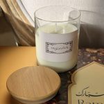 ⁦شمعة صويا مع عبارة دينية⁩ - الصورة ⁦2⁩