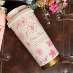 كوب حراري ساكورا ابيض🌸