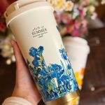 كوب حراري فان غوخ ازرق