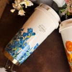 ⁦كوب حراري فان غوخ ازرق⁩ - الصورة ⁦2⁩