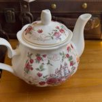 ابريق شاي ورود- احمر